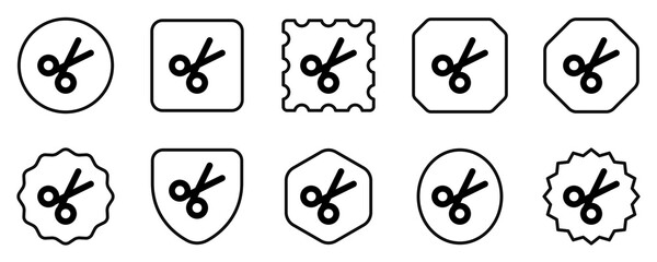 Editable vector scissors cut icon. Part of a big icon set family. Perfect for web and app interfaces, presentations, infographics, etc