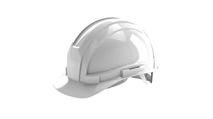 Fototapeta premium Safety Helmet: A sleek, modern safety helmet, essential protective gear for industrial and construction work, is showcased in a studio-style photograph, emphasizing its design and functionality.