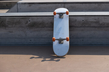 One skateboard at skate park © lzf