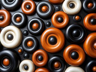 Abstract Circular Pattern Texture.