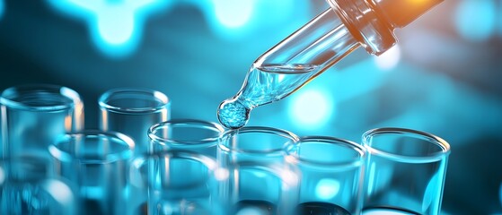 Laboratory equipment used in a scientific experiment