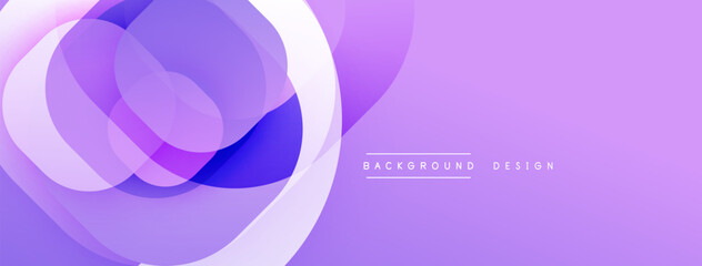 Abstract background with layered translucent gradient shapes