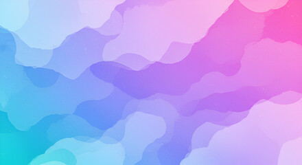 Fototapeta premium Light purple pink blue teal abstract watercolor pattern.