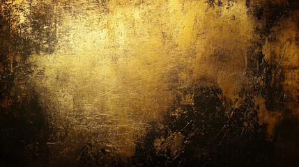 Obraz premium Gritty grunge gold texture background with vignette and aged appearance