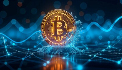 Glowing Bitcoin in a Digital Network Environment