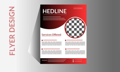 Corporate gym flyer design for body fitness.