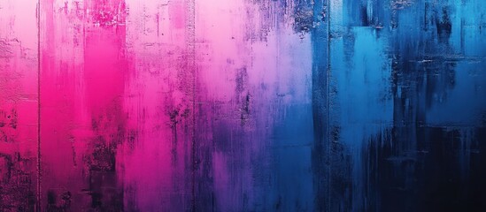 Abstract Wall Art Gradient Pink Blue