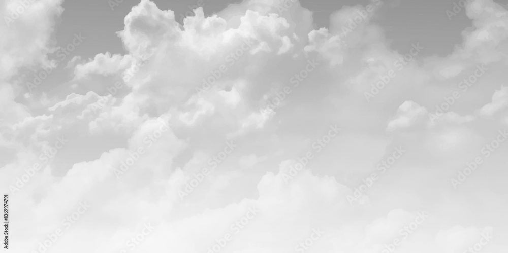 Poster cloudy sky. dramatic cloudy sky as abstract background. vector illustration.
