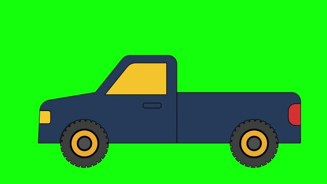 vector illustration of a toy car