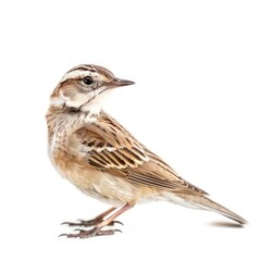 Lark Isolated on White Background