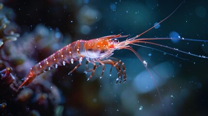 Krill Isolated on White Background