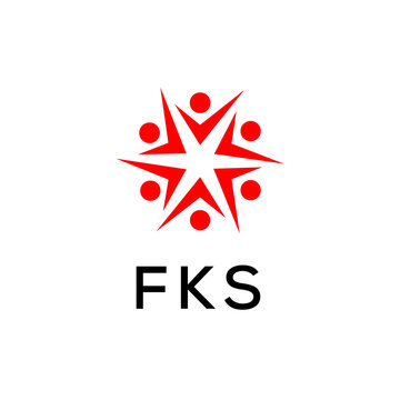 FKS creative minimalist letter logo.