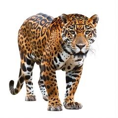 Obraz premium Jaguar Isolated on White Background