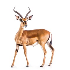 Fototapeta premium Impala Isolated on White Background