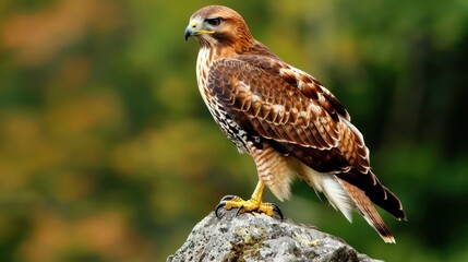 Hawk Isolated on White Background