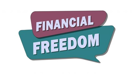 Financial freedom is the ability to sustain a desired lifestyle without relying on active employment, often achieved through investments and passive income.