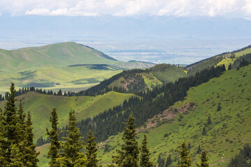 Terskey Ala-Too ridge of Tianshan Mountains in Kyrgyzstan