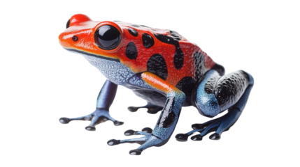 Poison dart frog observation tropical rainforest wildlife photography natural habitat close-up colorful amphibian beauty
