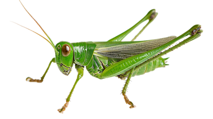 Green grasshopper in nature close-up photography vibrant environment gigapixel detail