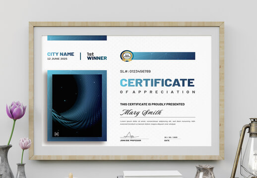 Modern Certificate Template