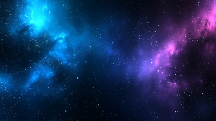 Obraz premium Cosmic Wonders: Colorful Nebula and Sparkling Stars in Deep Space Exploration and Discovery