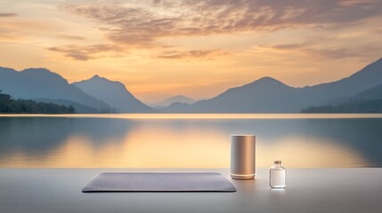 Sunrise Lake Serenity: Tech & Wellness Retreat.