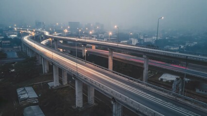 Naklejka premium road in the city