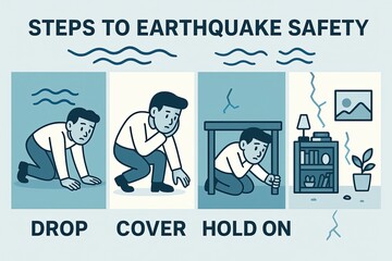 Steps to Earthquake Safety: Drop, Cover, and Hold On Instructions