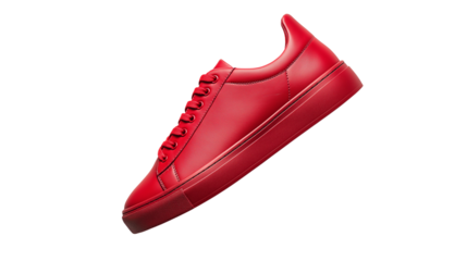 red shoes isolated on white background , transparent png 