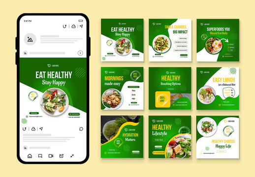 Healthy Food Social Media Post
