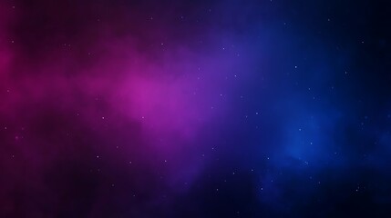 Abstract nebula cosmic space background with stars and clouds. Purple blue galaxy backdrop
