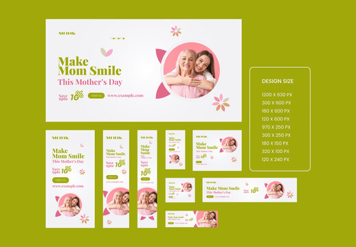 Mother Day  Sales Web Banner Template