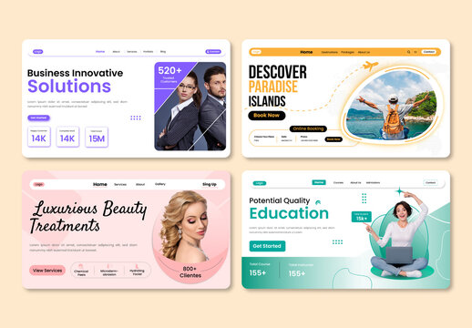 Website Hero Header Builder
