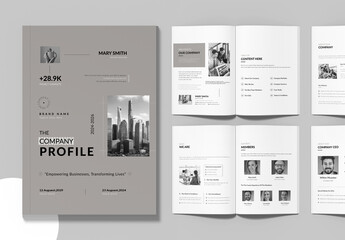 Company Profile Template Layout