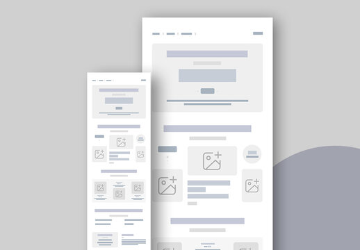 Wireframe Template Layout