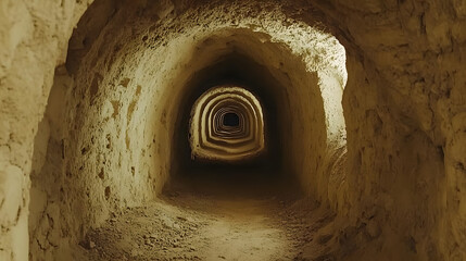 Exploring Ancient Tunnel's Deep Depths