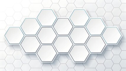 abstract background with hexagons