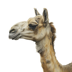 Obraz premium Camel white background