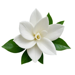 Obraz premium white flower isolated on white