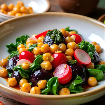 yah salad with fruits and vegetable 