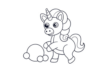 Magical Unicorn Christmas Coloring Book – Festive Holiday Fun for Kids & Adults
