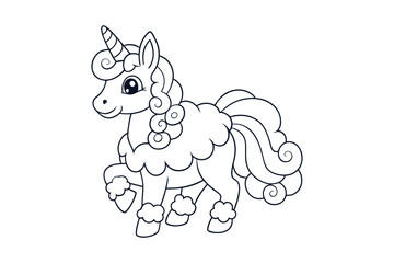 Magical Unicorn Christmas Coloring Book – Festive Holiday Fun for Kids & Adults
