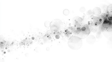 Abstract Black and White Background with Gentle Circles and Soft Textures for Creative Projects