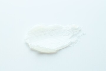Moisturizing lip balm on white background. Cosmetic product
