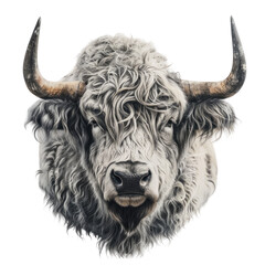 Yak white background