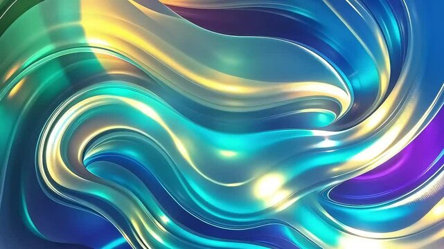 Abstract background with glowing wave