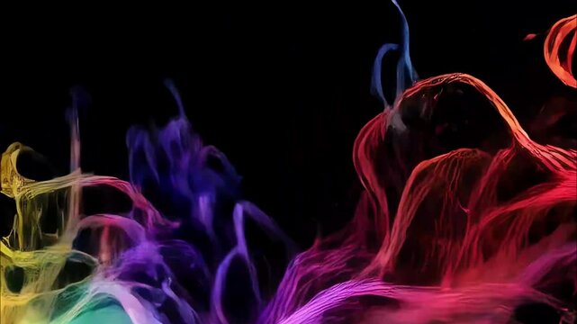 Abstract background with glowing color splash