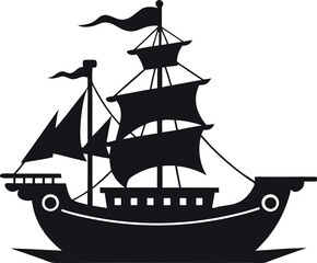 ship silhouette vector
