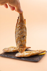 Korean food Grill croaker, yellow corvina