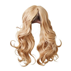Naklejka premium wig for woman no background